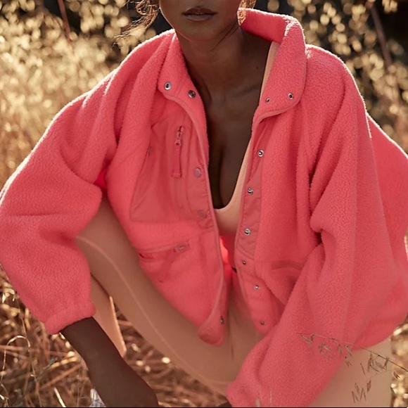 Free People Hit The Slopes Fleece Jacket - Picture 4 of 9